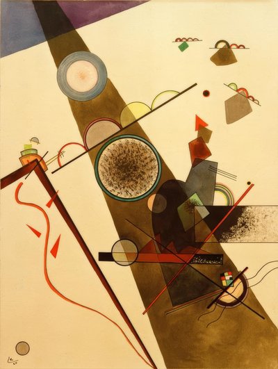 Brown Beam by Wassily Kandinsky